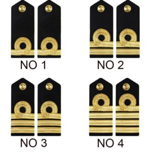 British Navy Epaulettes Shoulder Board Bullion Braid Naval Epaulets Captain Boatman Shipping Epaulet Gift Military Merchant Marine