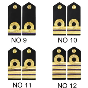 British Navy Epaulettes Shoulder Board Bullion Braid Naval Epaulets Captain Boatman Shipping Epaulet Gift Military Merchant Marine