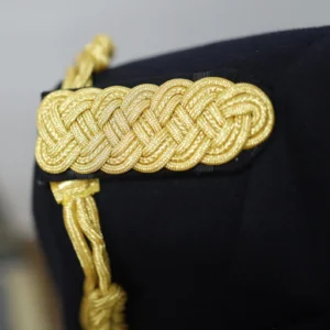 Golden Mylar Aiguillette: Cosplay Costume Shoulder Cord