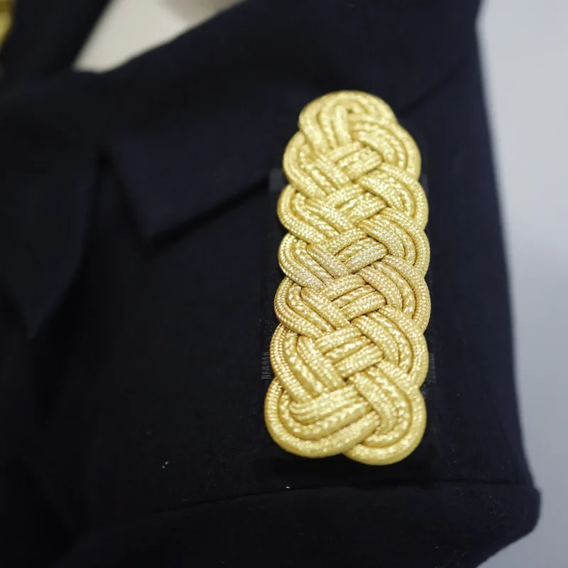 Golden Mylar Aiguillette: Cosplay Costume Shoulder Cord